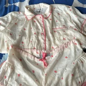 Wildfox floral rosebud pajamas set